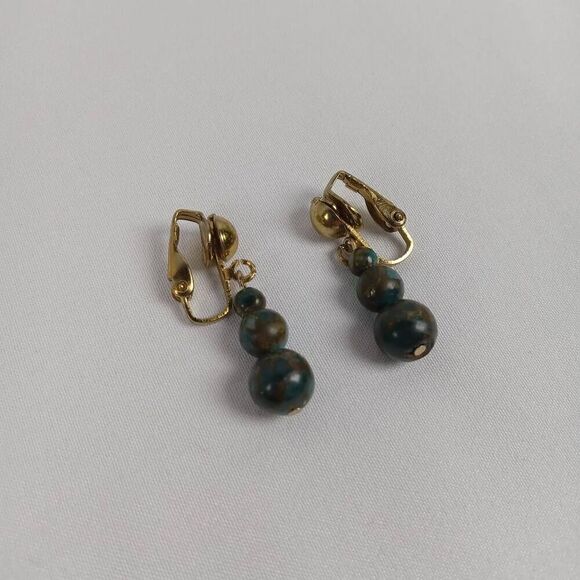 Hand Crafted Jewelry - 5/$25 Teal beaded earrings